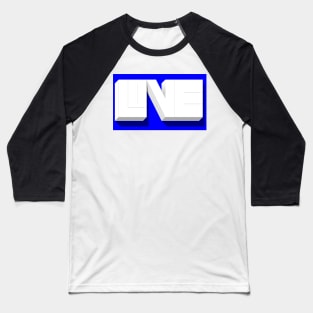 Love is Real (in blue) Baseball T-Shirt